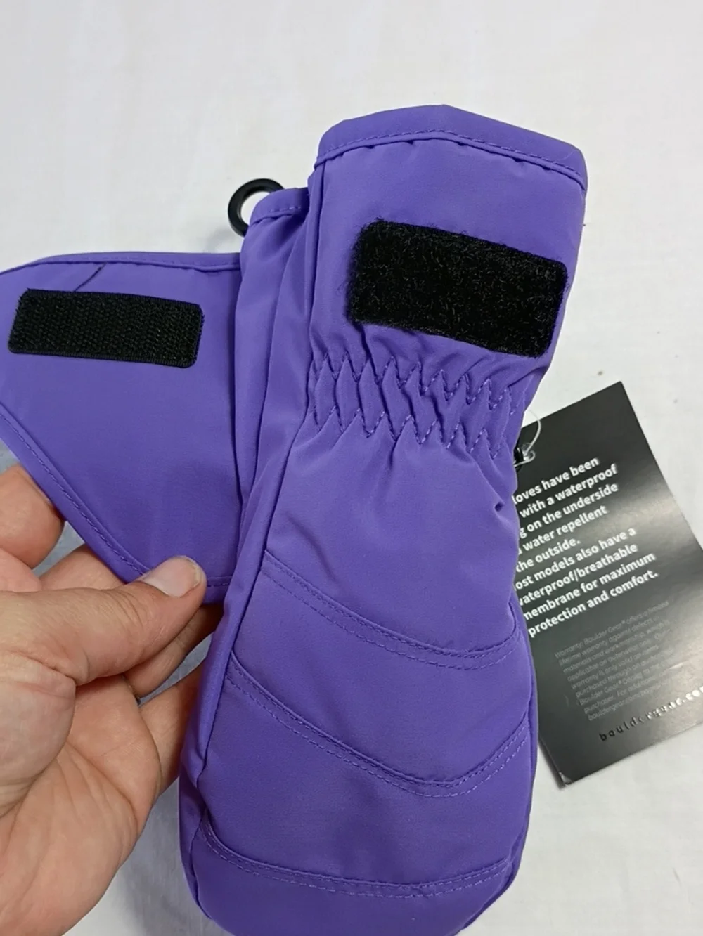 NWT Boulder Gear Toddler Girls Small Flurry Purple Mittens Winter